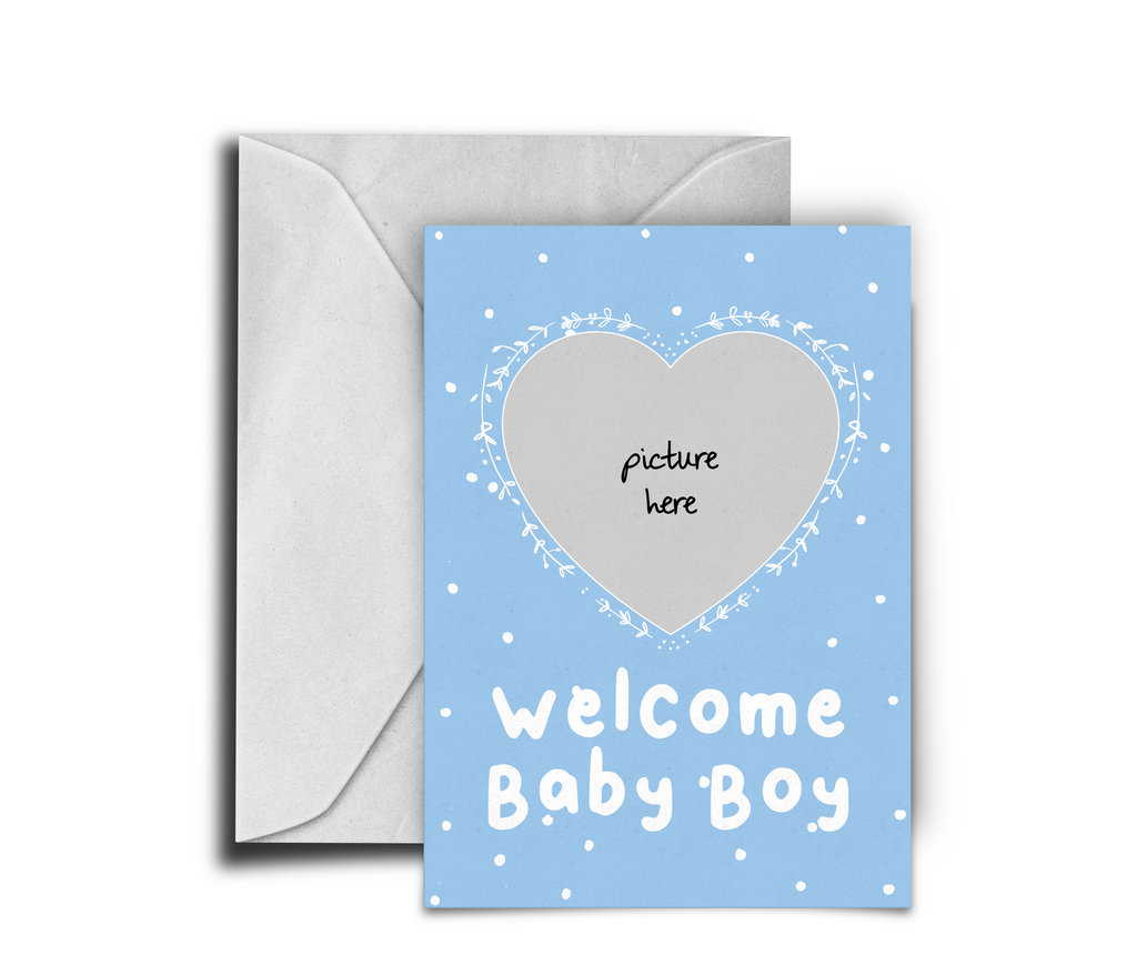 Welcome Baby Boy Card