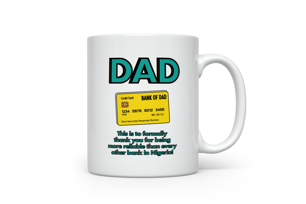 Bank of Dad Mug