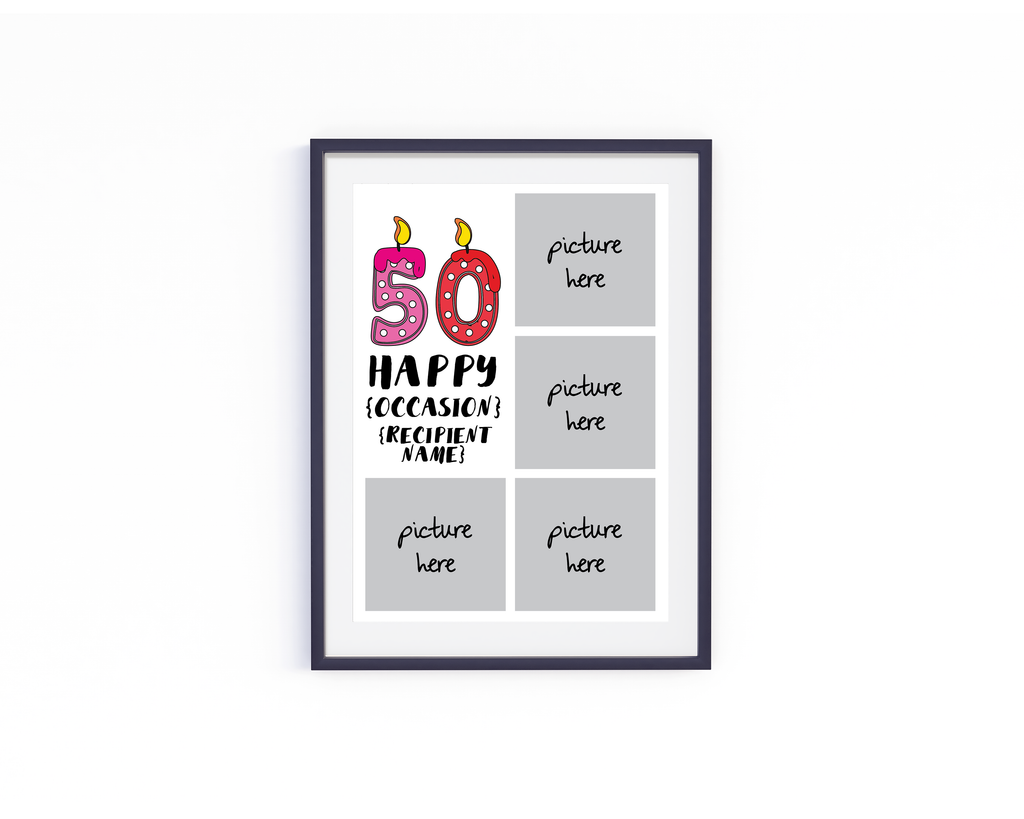 Age Candles Frame