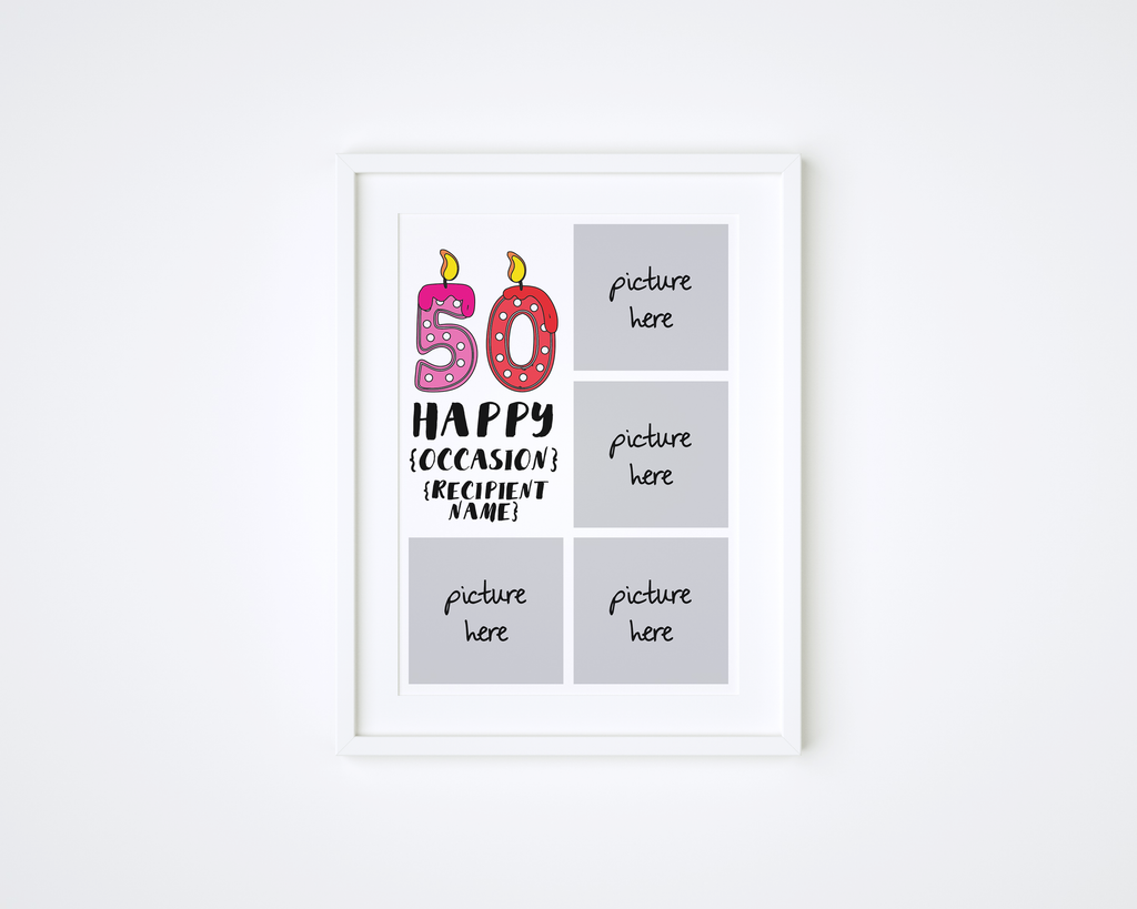 Age Candles Frame