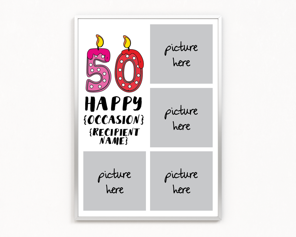 Age Candles Frame