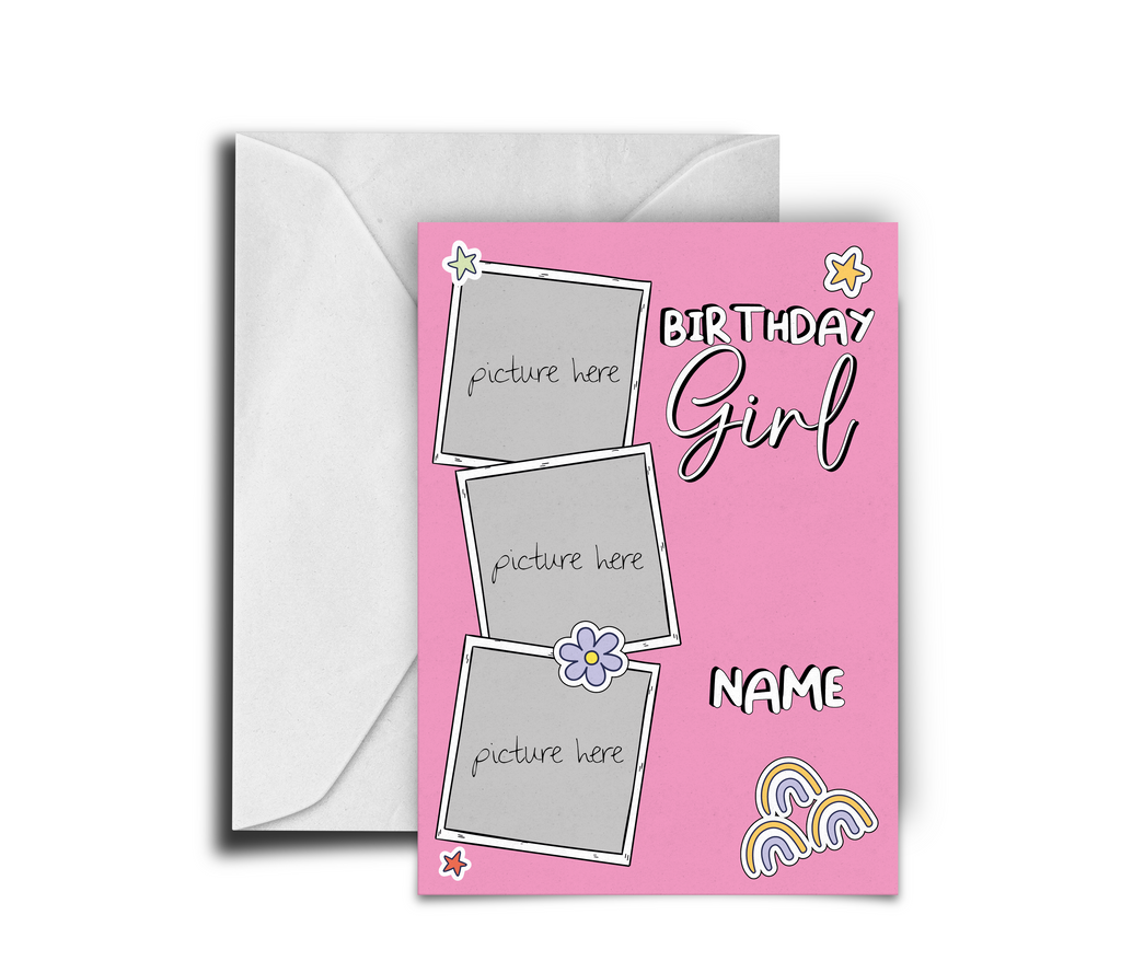 Birthday Girl Custom Card