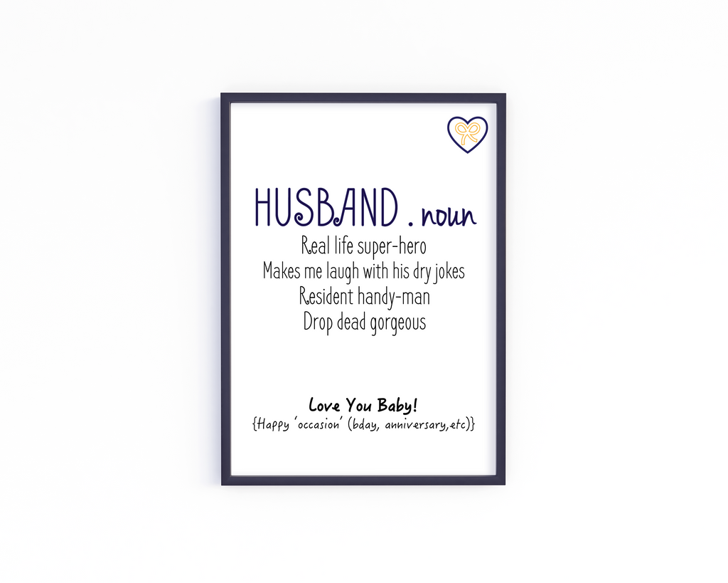 Husband Definition Frame