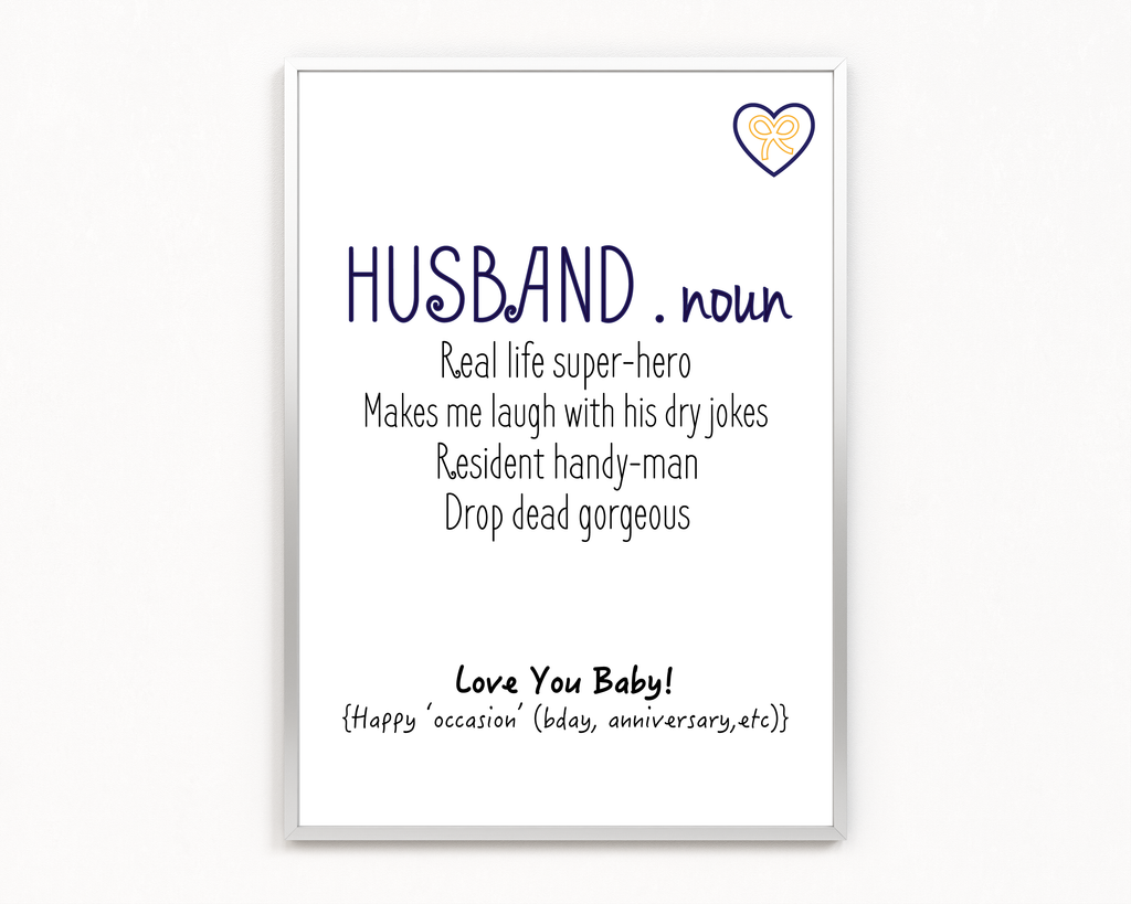 Husband Definition Frame