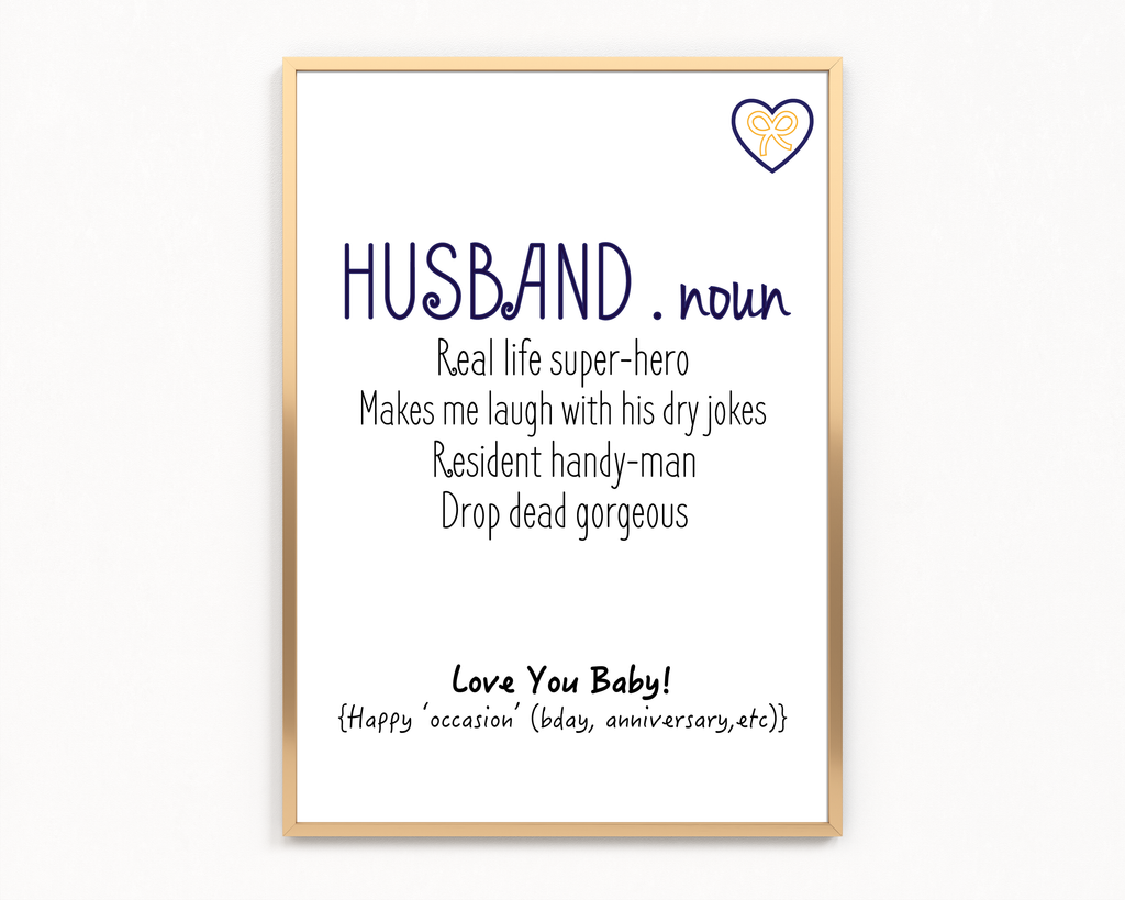 Husband Definition Frame