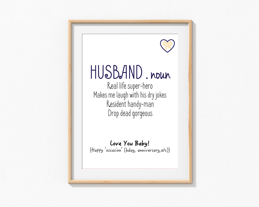 Husband Definition Frame