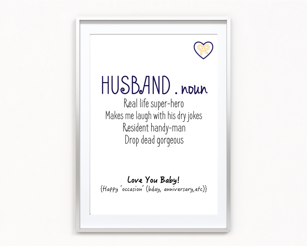 Husband Definition Frame