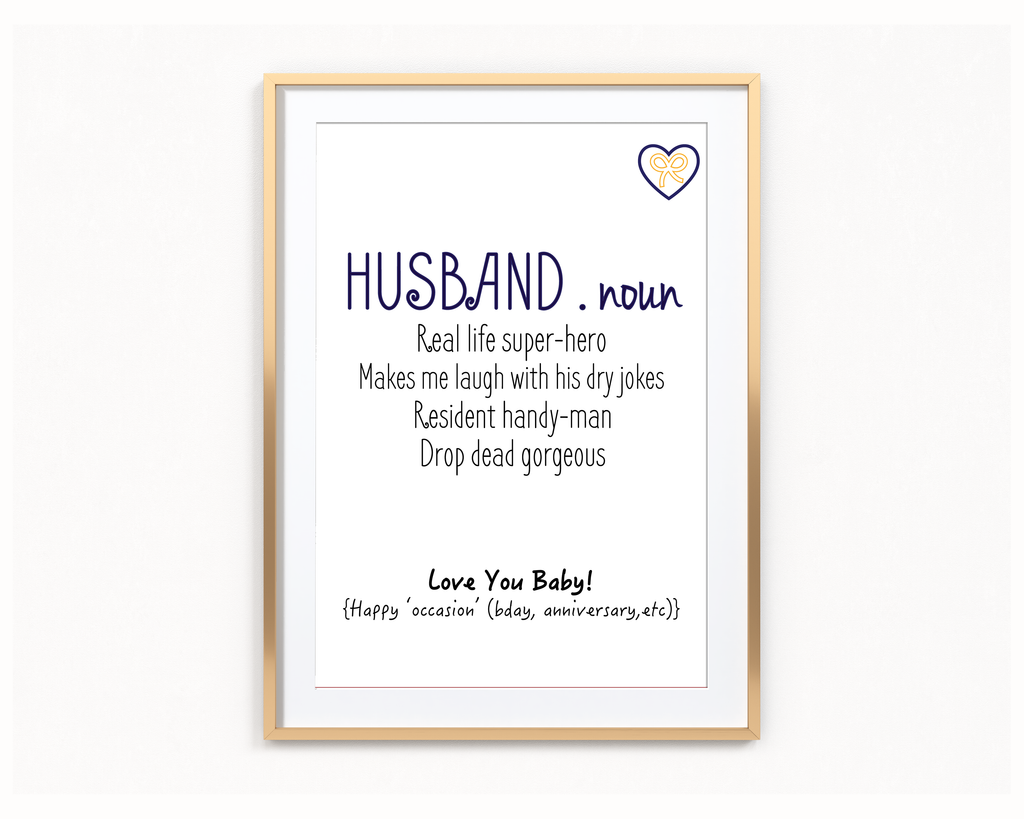 Husband Definition Frame