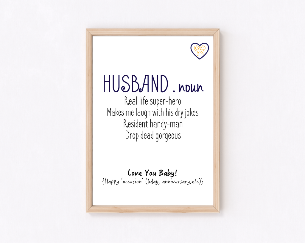 Husband Definition Frame