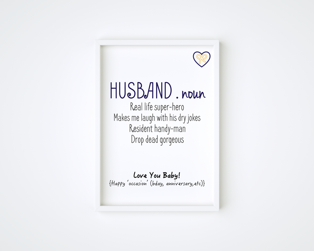 Husband Definition Frame