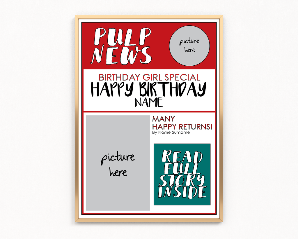 Pulp News Age Special Frame