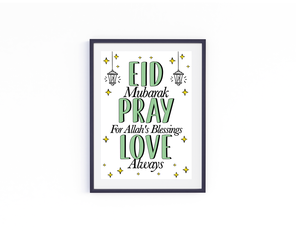 Eid Pray Love Frame