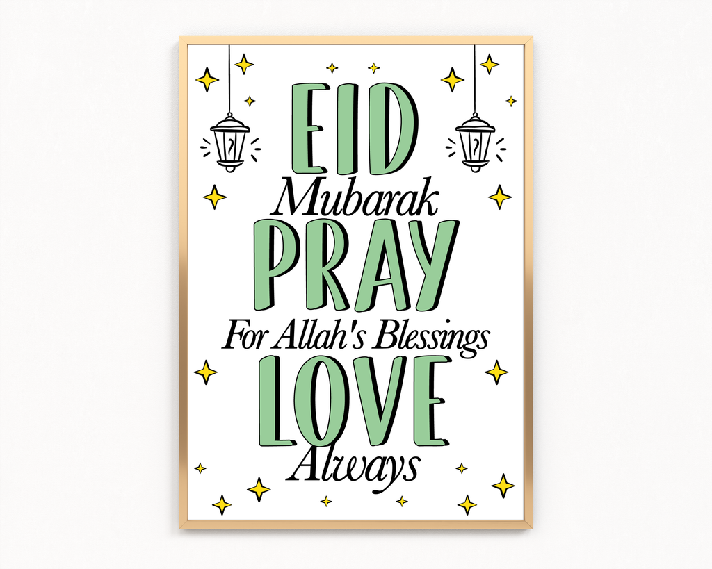 Eid Pray Love Frame