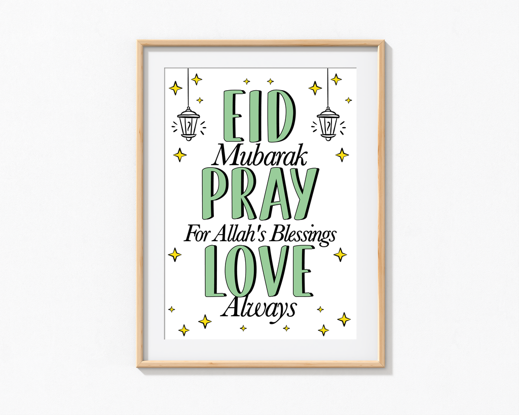 Eid Pray Love Frame