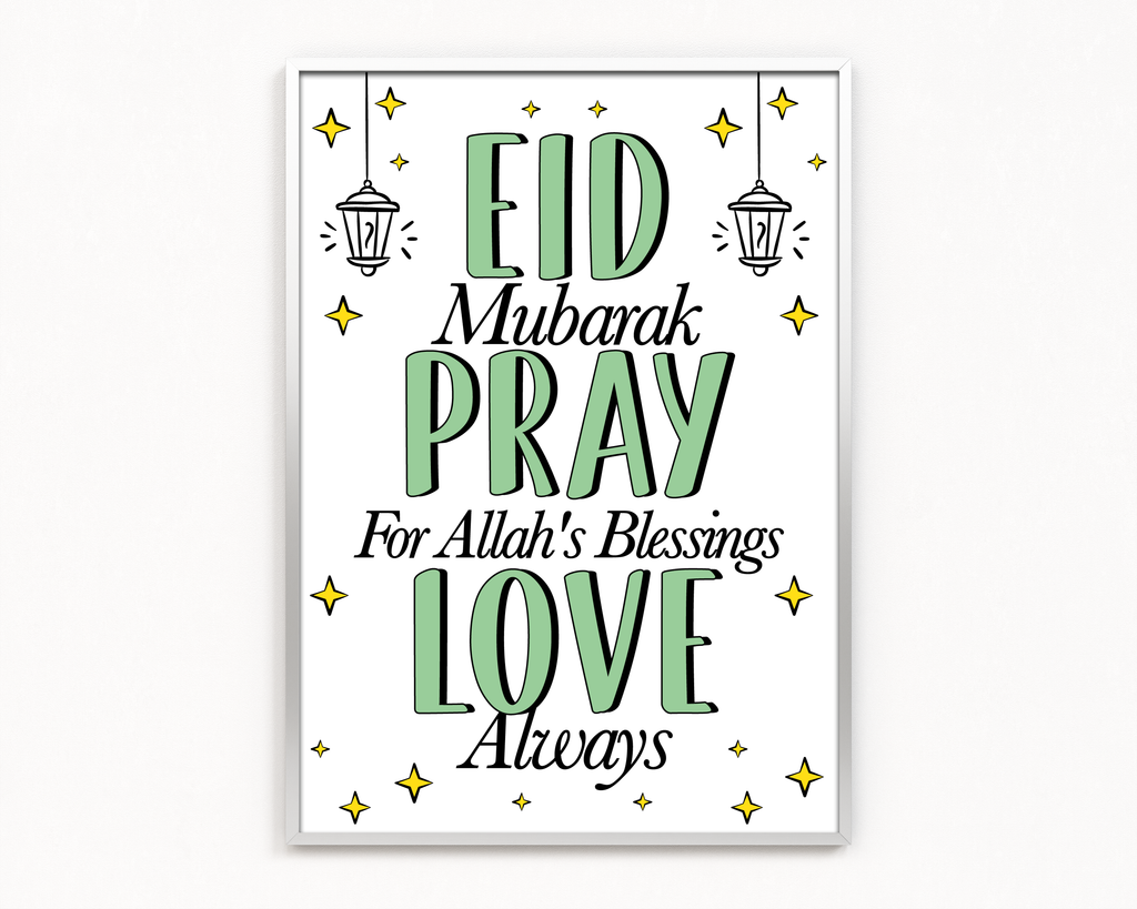 Eid Pray Love Frame