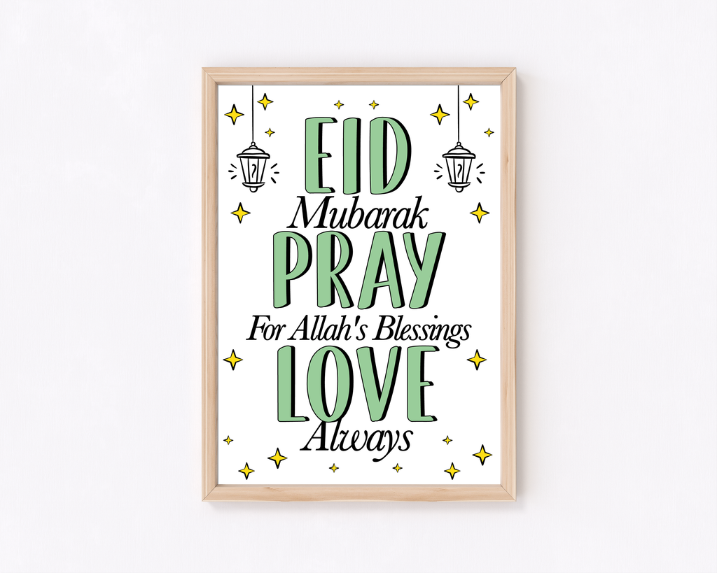 Eid Pray Love Frame