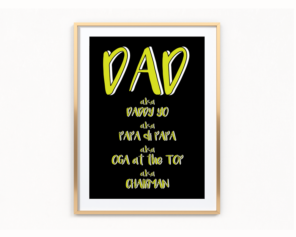 A.K.A (Dad) Frame