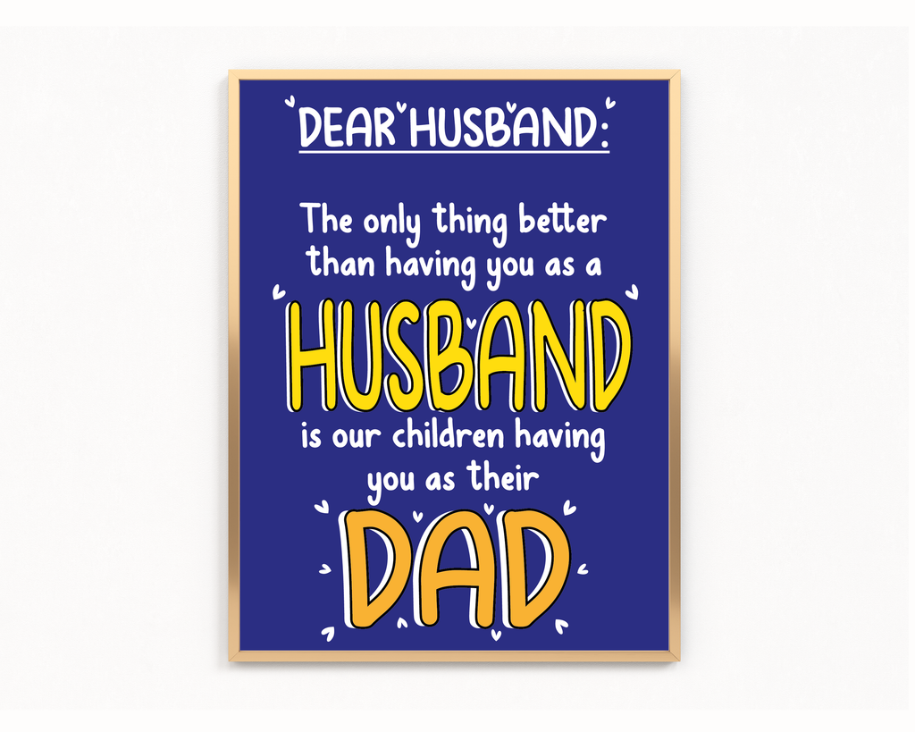 Dear Husband Frame