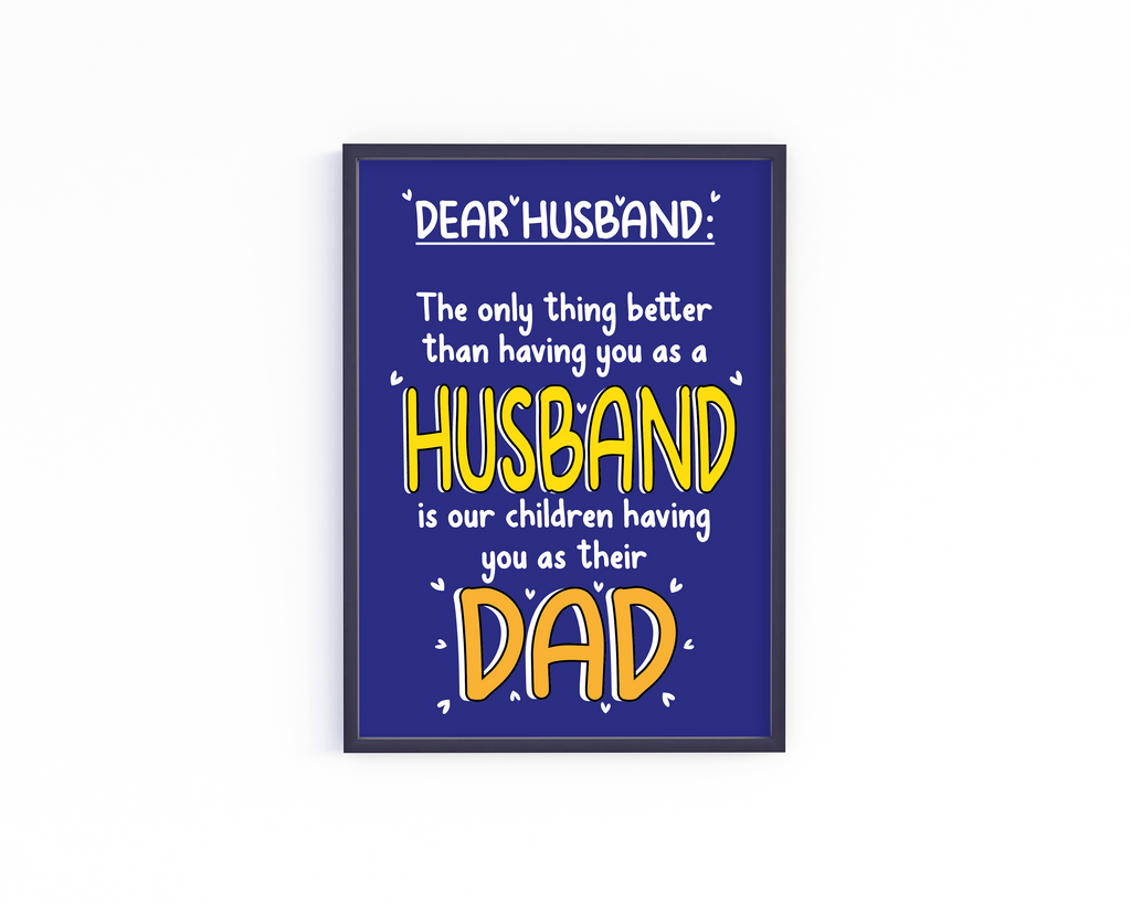 Dear Husband Frame