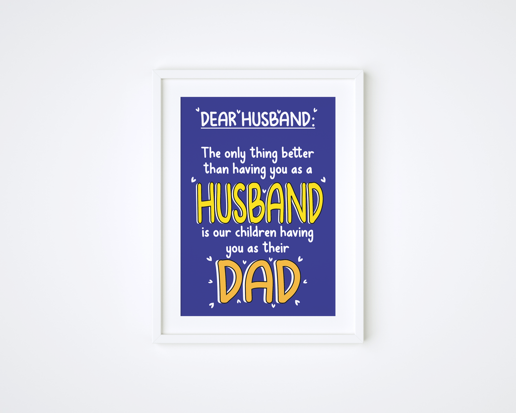 Dear Husband Frame