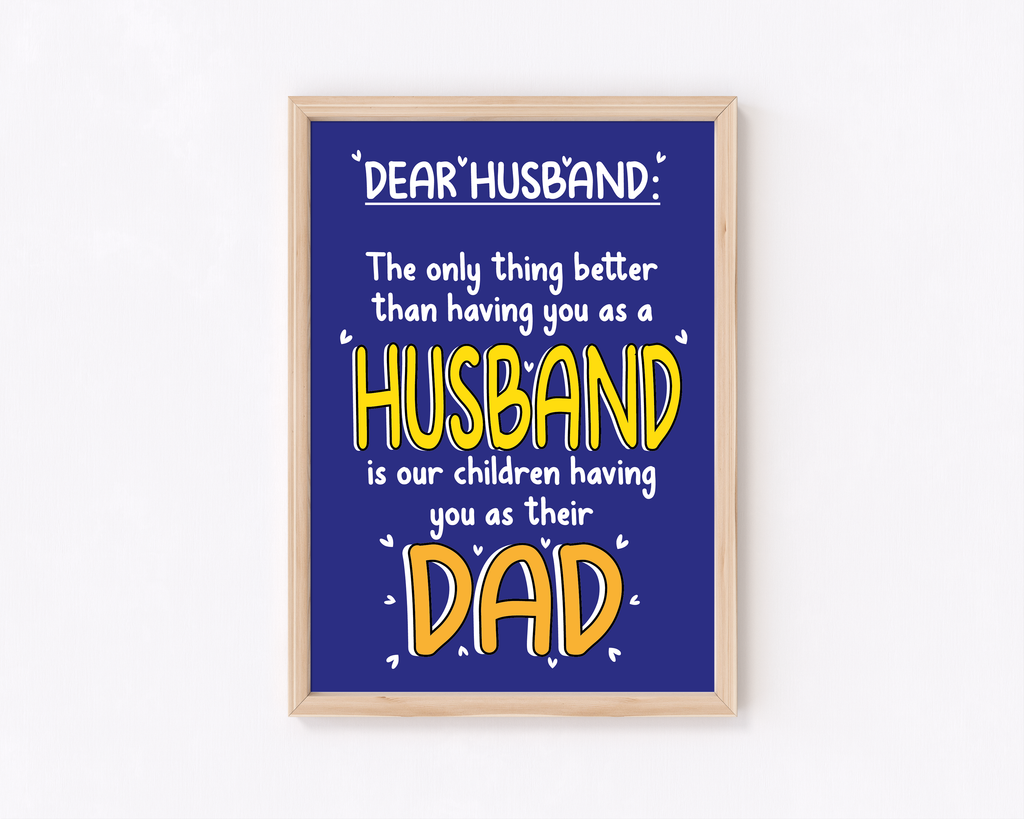 Dear Husband Frame