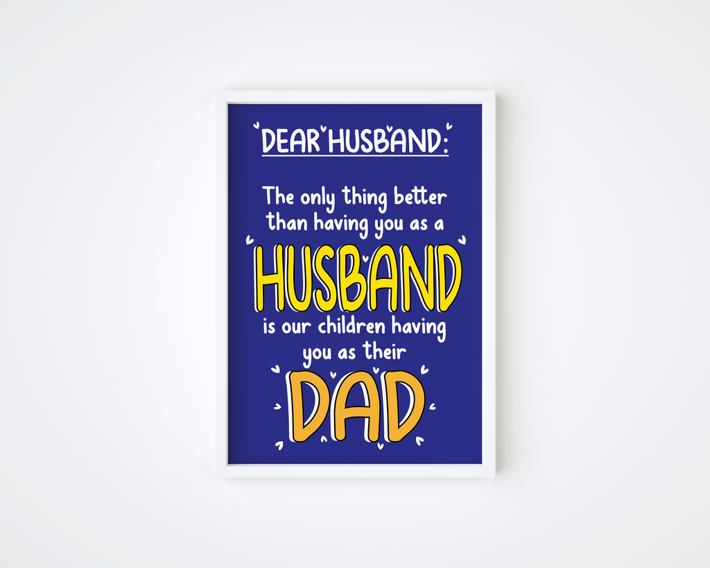 Dear Husband Frame