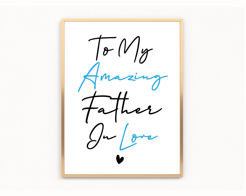 Father In Love Frame