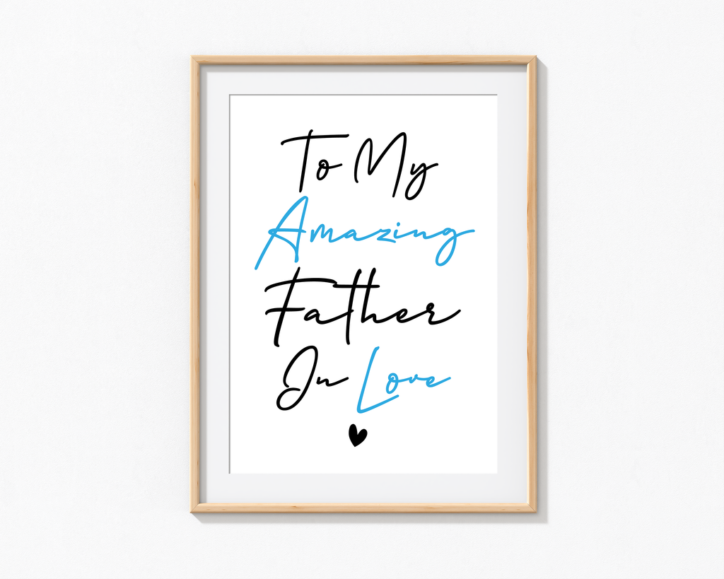 Father In Love Frame