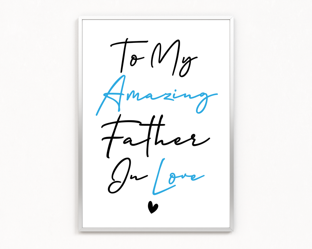 Father In Love Frame