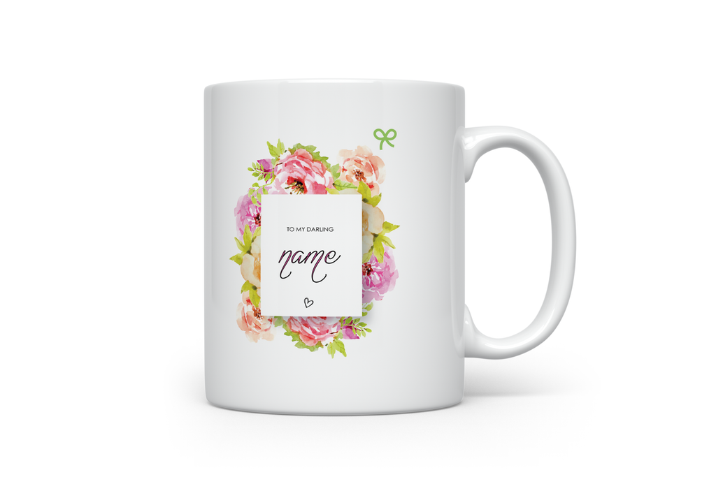 Floral Custom Mug