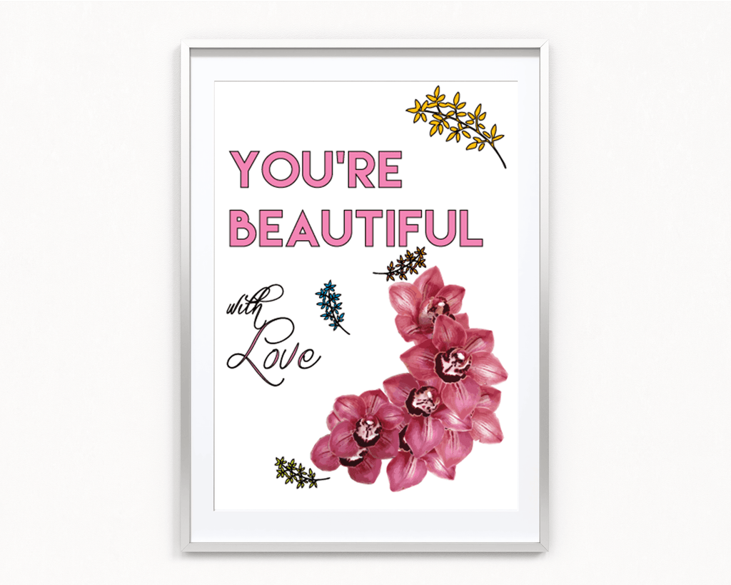 You're Beautiful Frame - Not Just Pulp