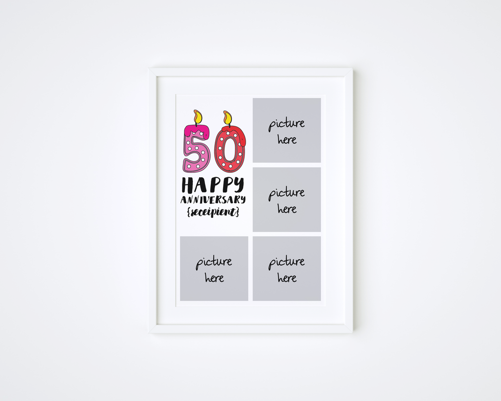 Anniversary Candle Frame