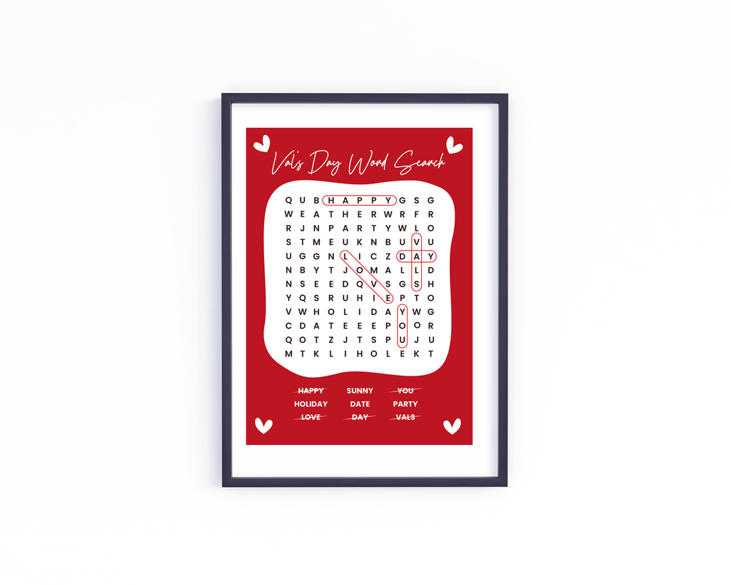 Word Search - Val's Day Frame