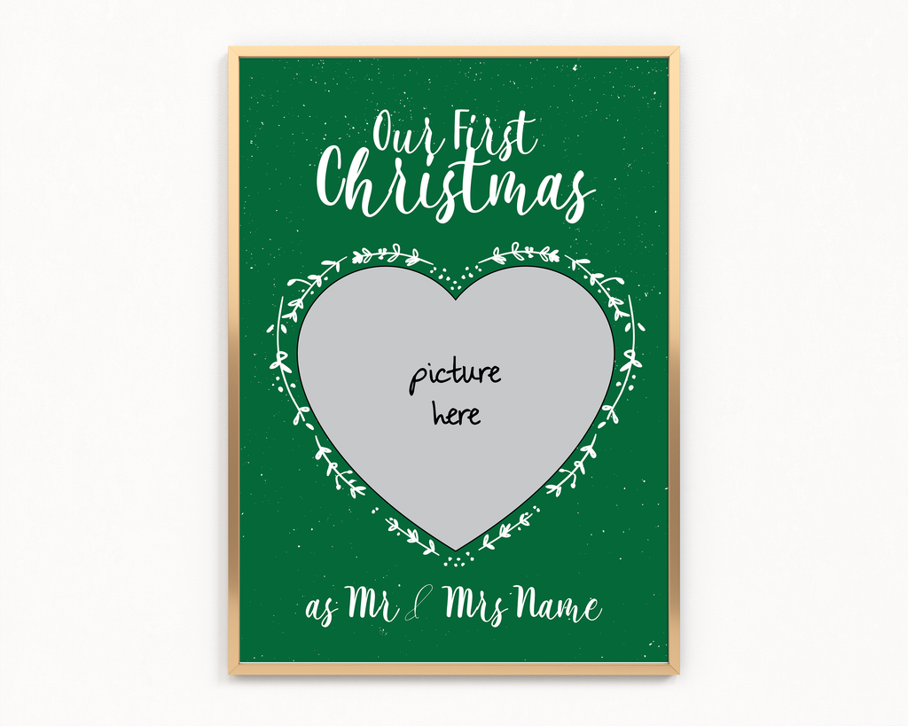 Our First Christmas Photo Frame