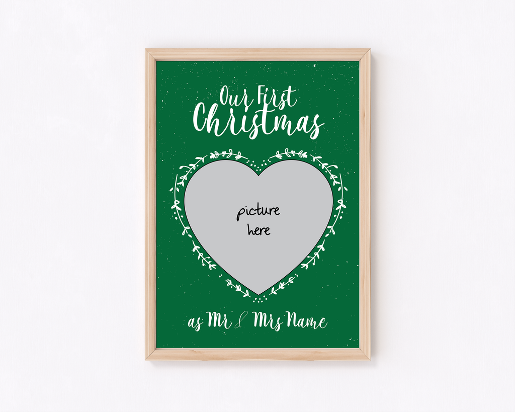 Our First Christmas Photo Frame